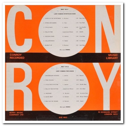 Larry Robbins Sportstudio Band & Larry Robbins Percussion - Larry Robbins Sportstudio Band & Larry Robbins Percussion (1971)