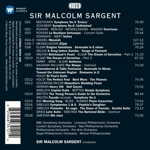 Malcolm Sargent - The Great Recordings (2014) [18CD Box Set]