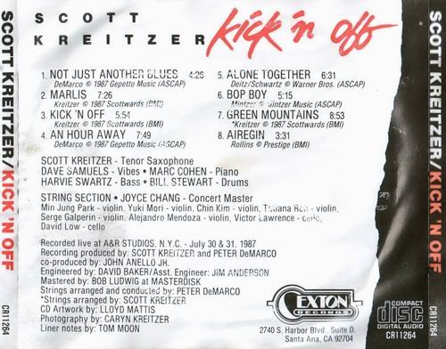 Scott Kreitzer - Kick 'n Off (1987) 320 kbps+CD Rip