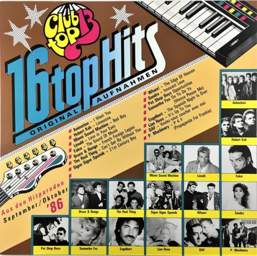 VA - 16 Top Hits - September / Oktober '86 (1986) LP