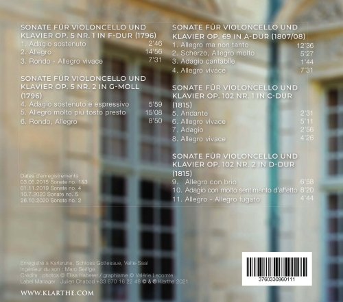 Tatjana Uhde, Michael Uhde - Beethoven Cellosonaten (2021) [Hi-Res]