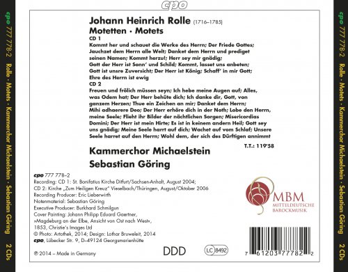 Kammerchor Michaelstein, Sebastian Goering - Rolle: Jauchzet dem Herrn alle Welt (2015)