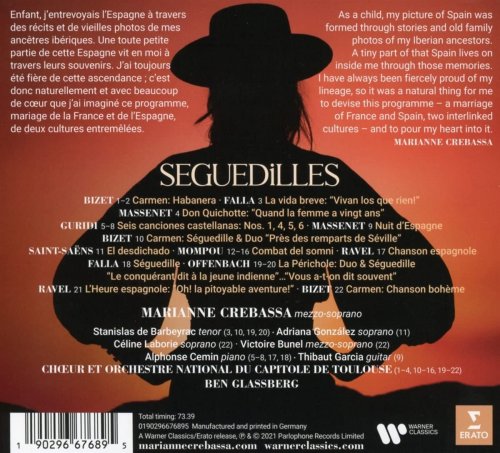 Marianne Crebassa - Séguedilles (2021) [Hi-Res]