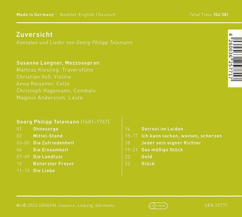 Susanne Langner - Zuversicht (2022) [Hi-Res]