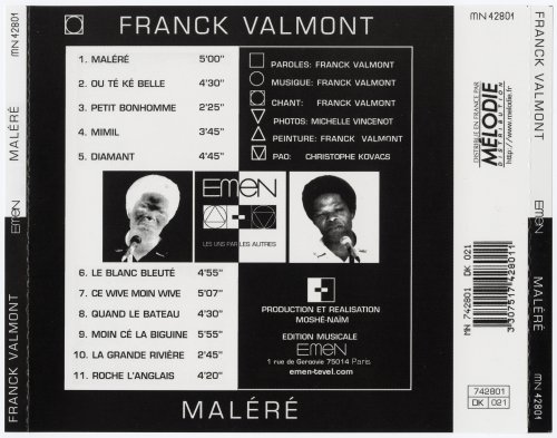 Franck Valmont & Synchro Rhythmic Eclectic Language - Malere (2001)