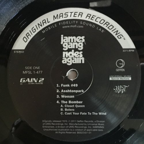 James Gang - James Gang Rides Again (2017 Reissue, Remastered) LP