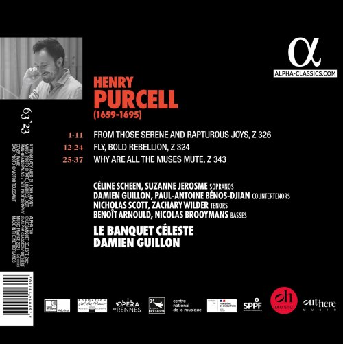 Le Banquet Céleste & Damien Guillon - Purcell: Odes & Welcome Songs (2022) [Hi-Res]