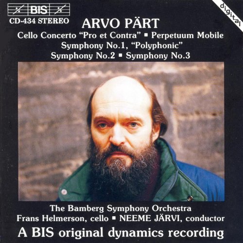 Frans Helmerson, Bamberg Symphony Orchestra, Neeme Jarvi - Arvo Part: Cello concerto, Symphonies Nos.1-3 (1989)