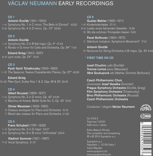 Vaclav Neumann - Early Recordings (2014) [6CD Box Set]