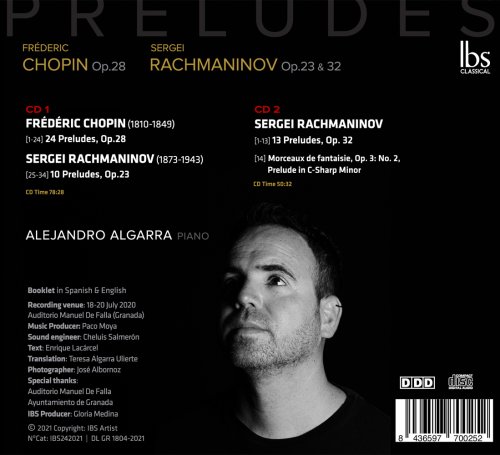 Alejandro Algarra - Chopin & Rachmaninoff: Complete Preludes (2022) [Hi-Res]