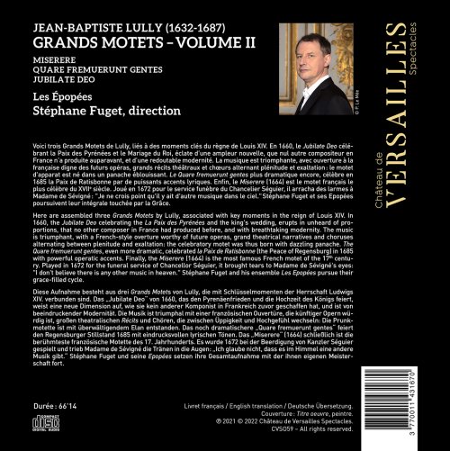 Les Epopees, Stephane Fuget - Lully: Miserere (2022) [Hi-Res]