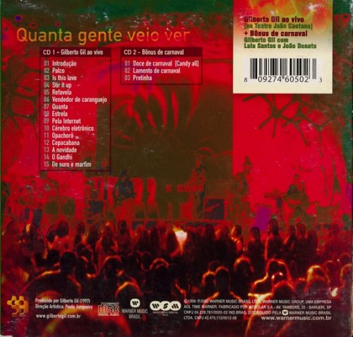 Gilberto Gil - Quanta Gente Veio Ver (1998) [2002]