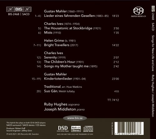 Ruby Hughes & Joseph Middleton - Songs for New Life and Love (2021) [Hi-Res]