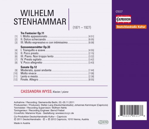 Cassandra Wyss - Stenhammar: Piano Pieces (2012)
