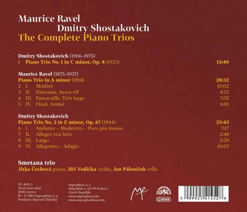 Smetana Trio - Ravel and Shostakovich: Piano Trios (2014)