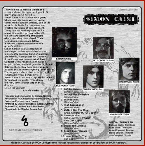 Simon Caine - Simon Caine (Reissue) (1970)
