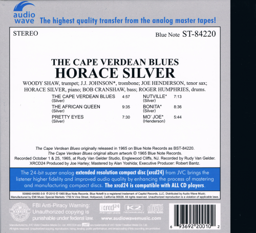 The Horace Silver Quintet Plus J.J. Johnson - The Cape Verdean Blues (1965) [2010]