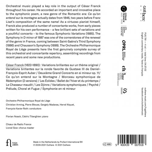 Orchestre Philharmonique Royal de Liège, Christian Arming, Chœur de Radio France - Franck: Complete Orchestral Works (2022) [Hi-Res]