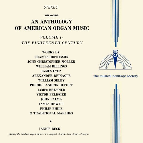 Janice Beck - An Anthology of American Organ Music- Vol. 1 - The Eighteenth Century (2022)