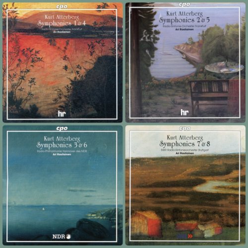 hr-Sinfonieorchester, Hannover Radio Philharmonic Orchestra, Frankfurt Radio Symphony Orchestra, Stuttgart Radio Symphony Orchestra, Ari Rasilainen - Atterberg: Symphony Nos. 1 - 8 (2000-2013)