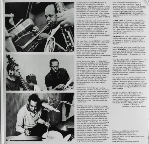 Dexter Gordon & Slide Hampton - A Day In Copenhagen (1969) [2021] LP