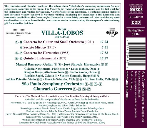 Manuel Barrueco, Jose Staneck, OSESP Ensemble, Sao Paulo Symphony Orchestra & Giancarlo Guerrero - Villa-Lobos: Works (2019) [Hi-Res]