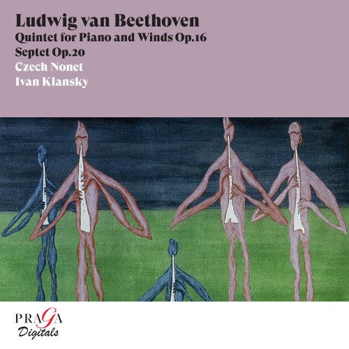 Czech Nonet, Ivan Klánský - Ludwig van Beethoven: Quintet for Piano and Winds, Op. 16, Septet, Op. 20 (2003) [Hi-Res]