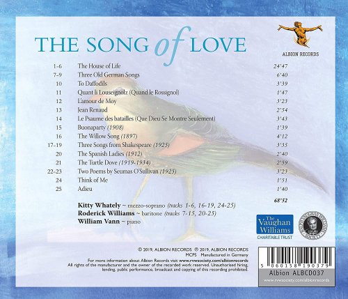 Roderick Williams, Kitty Whately & William Vann - The Song of Love (2019) [Hi-Res]