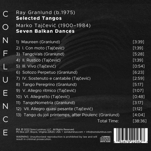 Mina Gajić & Zachary Carrettin - Confluence (2022) [DSD & Hi-Res]