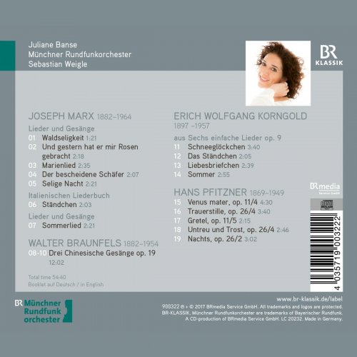 Juliane Banse, Münchner Rundfunkorchester, Sebastian Weigle - Love's Embrace (2017) [Hi-Res]