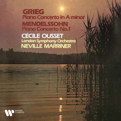 Cécile Ousset, London Symphony Orchestra, Neville Marriner - Grieg: Piano Concerto, Op. 16 - Mendelssohn: Piano Concerto No. 1, Op. 25 (2022)