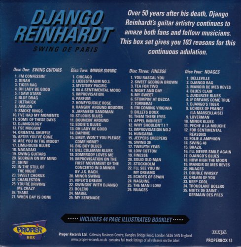 Django Reinhardt - Swing De Paris (2005) [4CD]