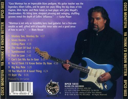 Coco Montoya - Ya Think I'd Know Better (1996)