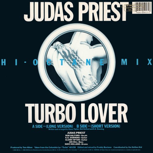 Judas Priest - Turbo Lover (Hi-Octane Mix) (US 12") (1986)