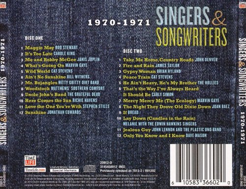 VA - Singers & Songwriters 1970 - 1971 (2010)