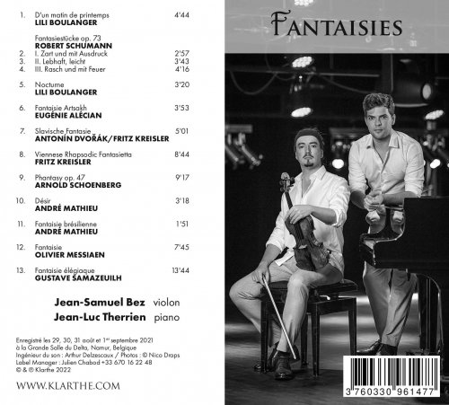 Jean-Samuel Bez, Jean-Luc Therrien - Fantaisies (2022) [Hi-Res]