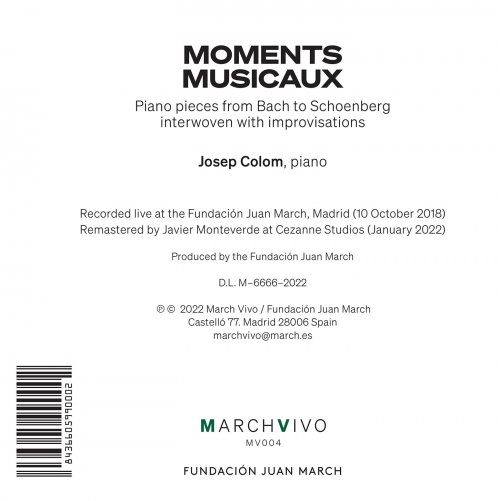 Josep Colom - Moments musicaux (2022) [Hi-Res]