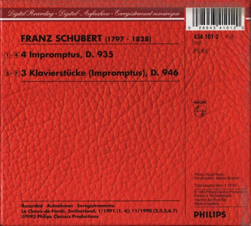 Claudio Arrau - The Final Sessions Vol. 3: Schubert (1993) CD-Rip