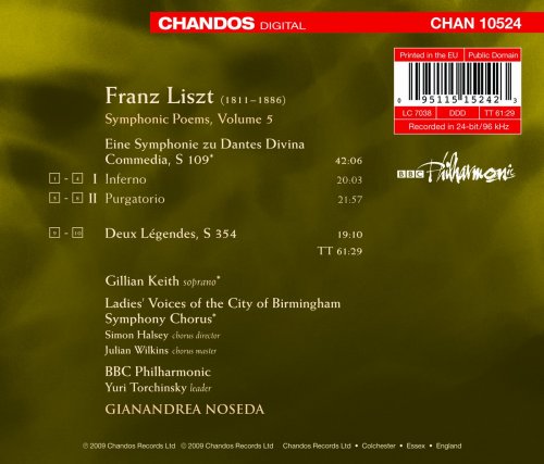 BBC Philharmonic, Gianandrea Noseda - Liszt: Symphonic Poems Volume 5 (2009) [Hi-Res]