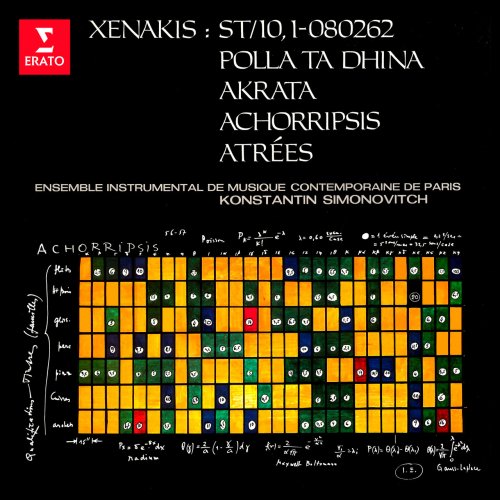 Konstantin Simonovitch - Xenakis: Atrées, ST/10, 1-080262, Polla Ta Dhina, Akrata & Achorripsis (2022)