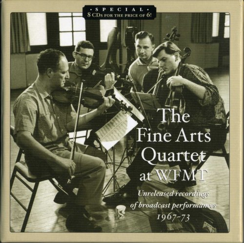 The Fine Arts Quartet at WFMT - Unreleased Recordings Of Broadcast performances, 1967-73 (2004) [8CD Box Set]