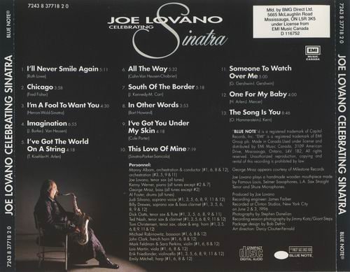 Joe Lovano - Celebrating Sinatra (1997) CD Rip
