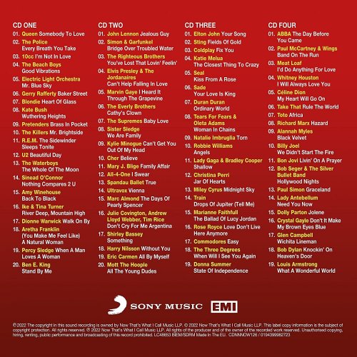 VA - NOW That's What I Call Timeless… The Songs (2022) [4CD]
