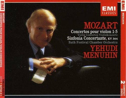 Yehudi Menuhin - Mozart: Concertos Pour Violon 1-5, Sinfonia Concertante K. 364 (2002)