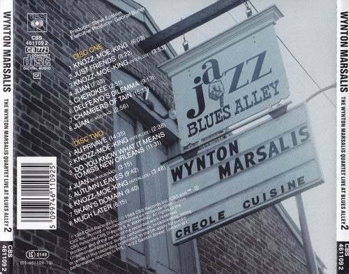 Wynton Marsalis - The Wynton Marsalis Quartet Live At Blues Alley (1988)