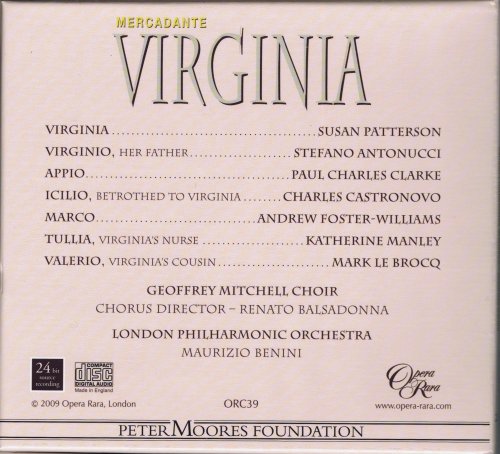 London Philharmonic Orchestra & Maurizio Benini - Mercadante: Virginia (2009)
