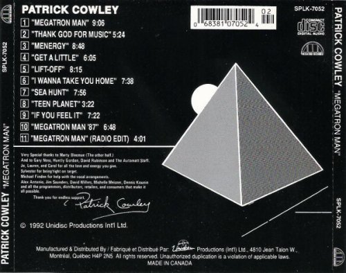 Patrick Cowley - Megatron Man (2005)