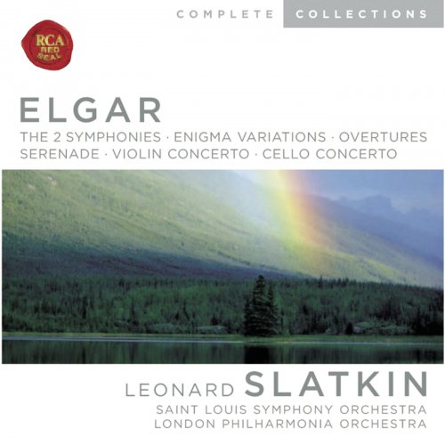 Leonard Slatkin - Elgar: The 2 Symphonies, Enigma Variations, Overtures; Serenade, Violin Concerto, Cello Concerto (2004)