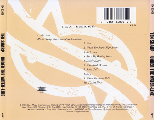 Ten Sharp - Under the Water-Line (1991) CD-Rip