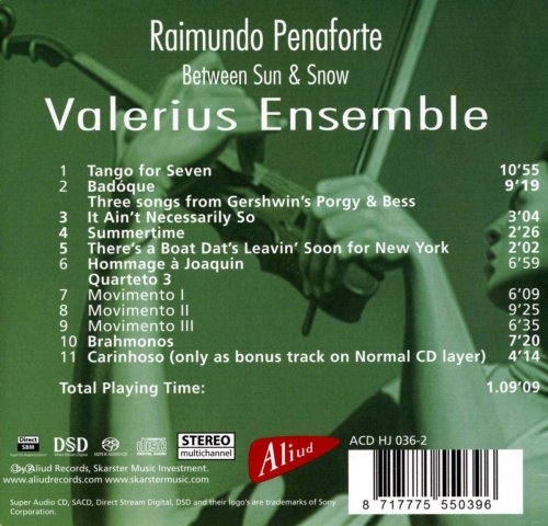Valerius Ensemble - Between Sun & Snow  (2010) [Hi-Res]
